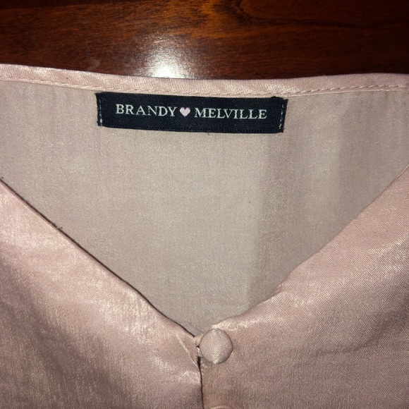 Brandy satin button up cami top - Picture 4 of 4